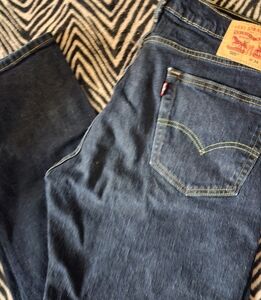 Levi's Men's Dark Indigo Straight Jeans